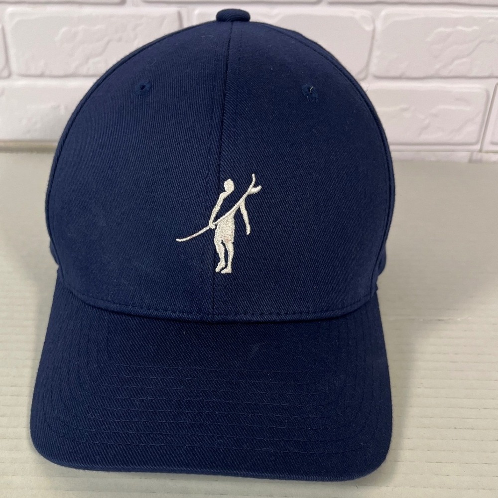 Toes on the Nose Baseball Hat Mens OSFA Navy Blue Surfer Logo Flexfit Cap